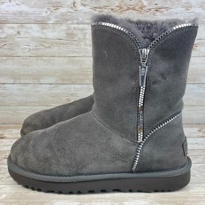 UGG FLORENCE ZIP BOOT-WOMENS SIZE 8.5-9